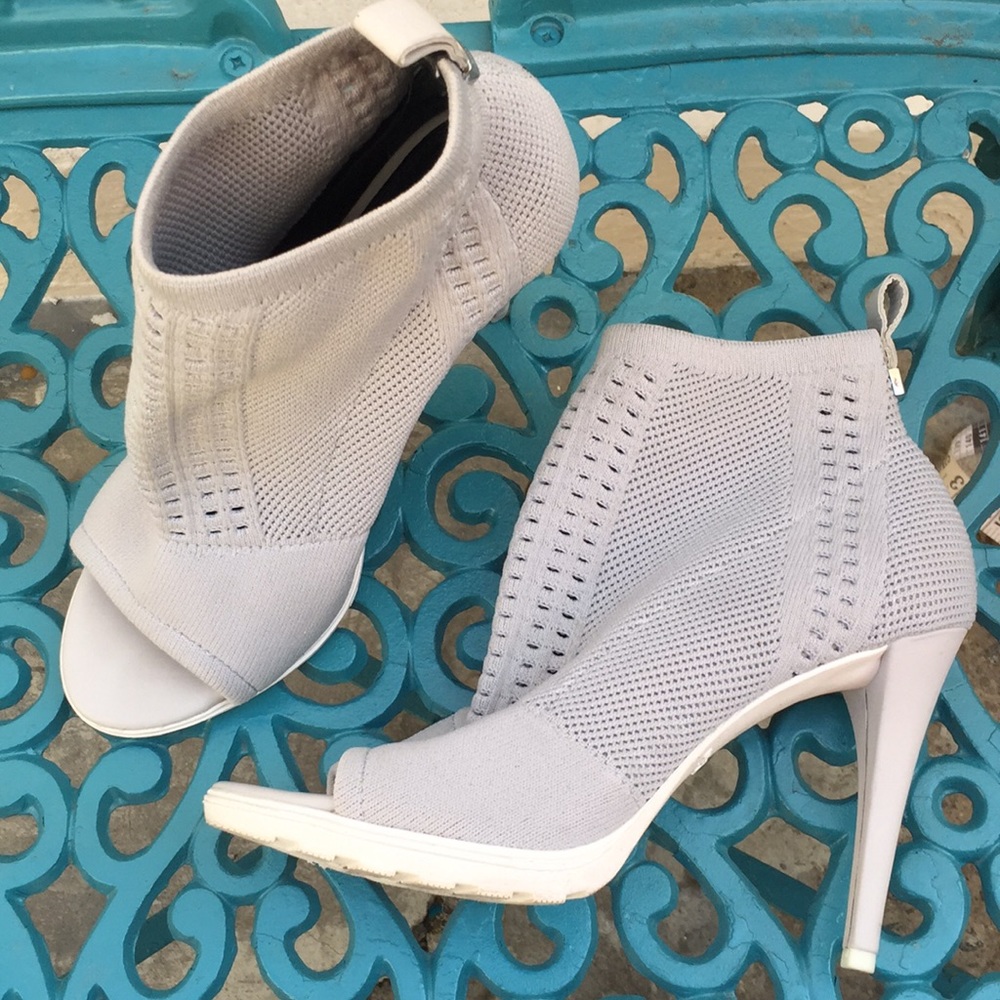 Calvin Klein Malai Stretch Peep Toe Bootie